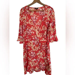 5/20$ George floral pink adjustable dress  size XXL